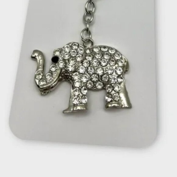 ELEPHANT rhinestone keychain/bag charm - Picture 3 of 3